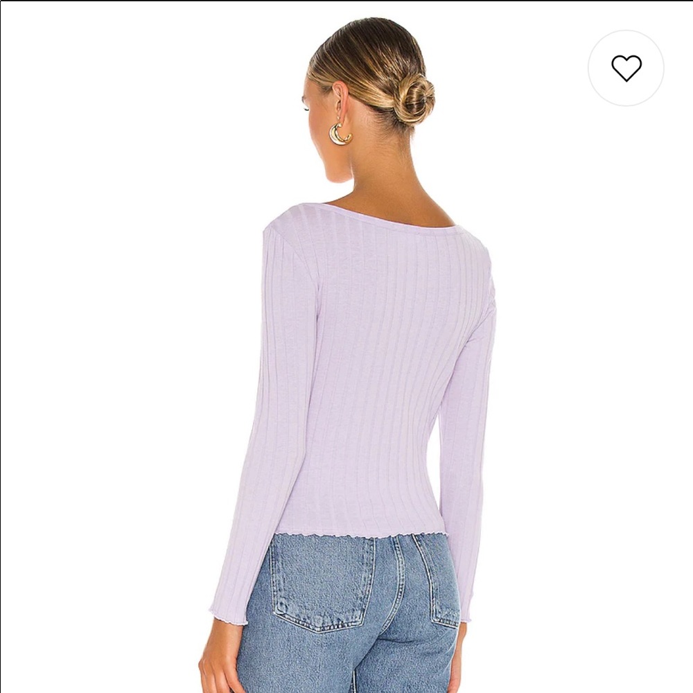 Superdown Nina Button Top In Lavender From Revolve - image 3